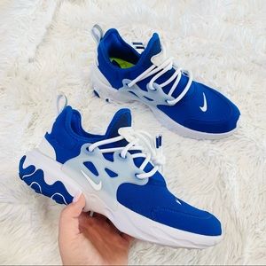 Nike React Presto Royal Blue White